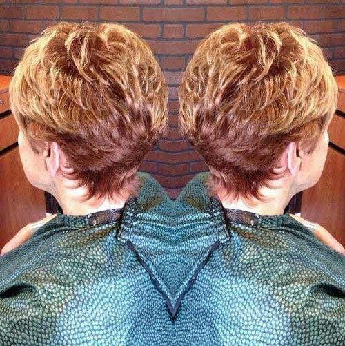 Short Back View Hair Style For Women Over 50