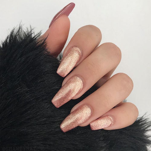 Rounded Coffin Shaped Nails