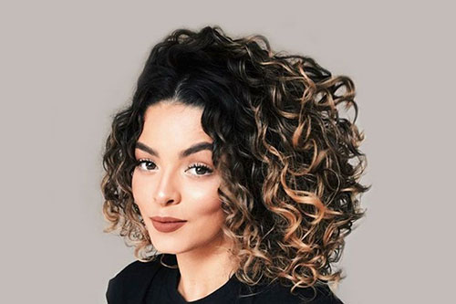 Curly Stacked Bob Haircut Pictures